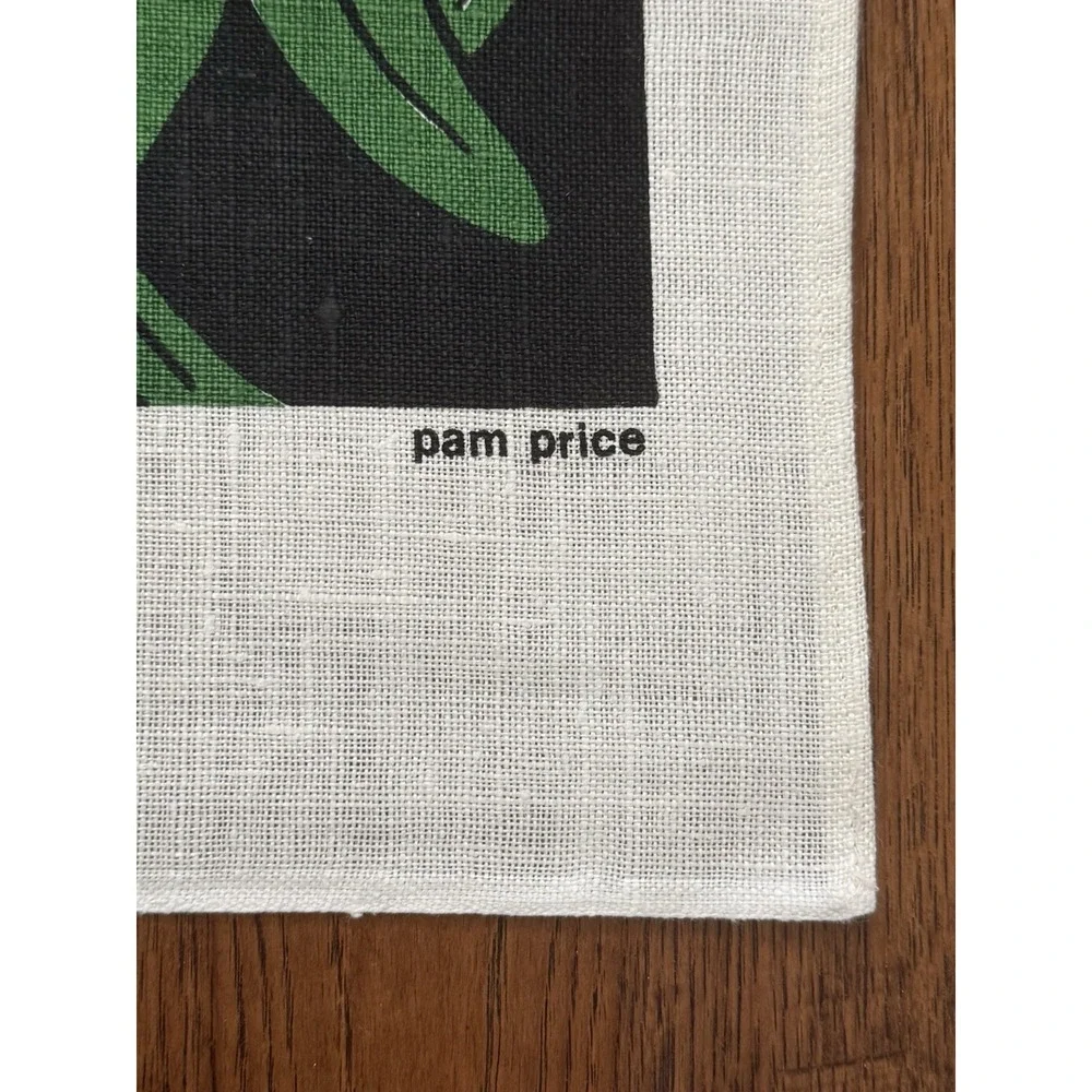 VINTAGE Pam Price KOALA Pure Linen Tea Towel Kitchen Towel Australia NWOT 18x32